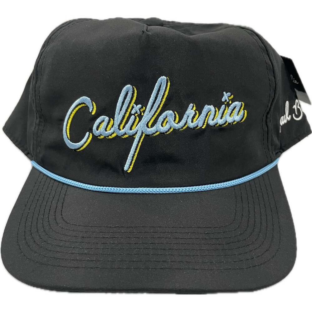 NWT Bad Birdie California Rope Hat OSFA Black New Embroidered Snapback Golf Cap